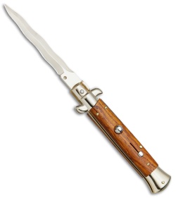 Frank B 9" Italian Stiletto Kris Knife Cocobolo (4" Gold) 