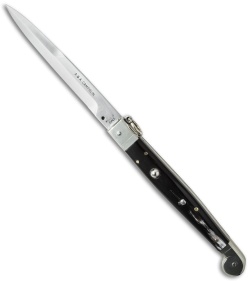 AGA Campolin 12" Sicilian Ring Pull Automatic Brazilian Horn (5.5" Satin Bayo)