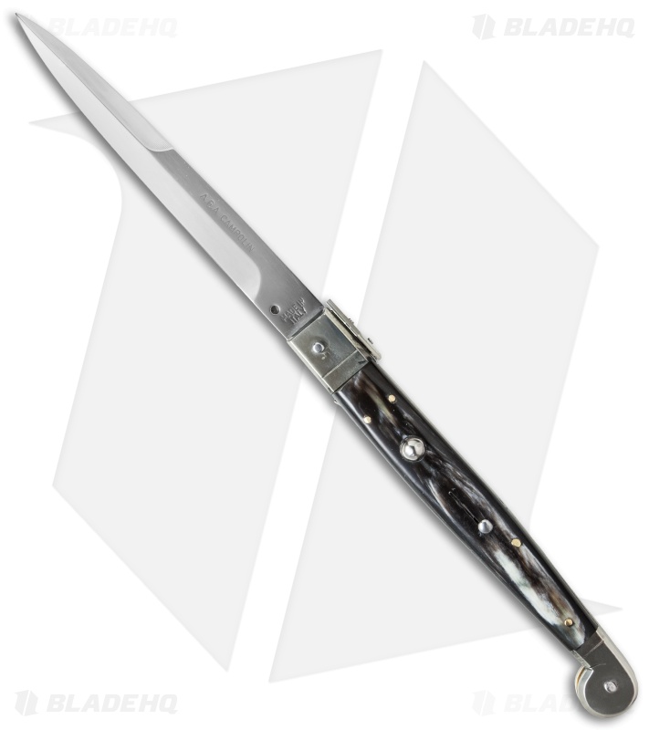 AGA Campolin 12" Sicilian Picklock Automatic Brazilian Horn (5.5" Satin Bayo)