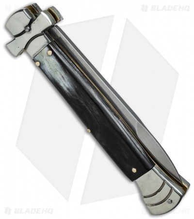 AGA Campolin 9" Maltese Cross Stiletto Automatic Brazilian Horn (4" Bayonet)