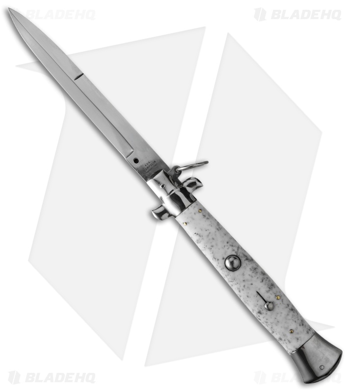 AGA Campolin 15" Ring Pull Automatic Italian Stiletto Marble (7" Satin Bayo)