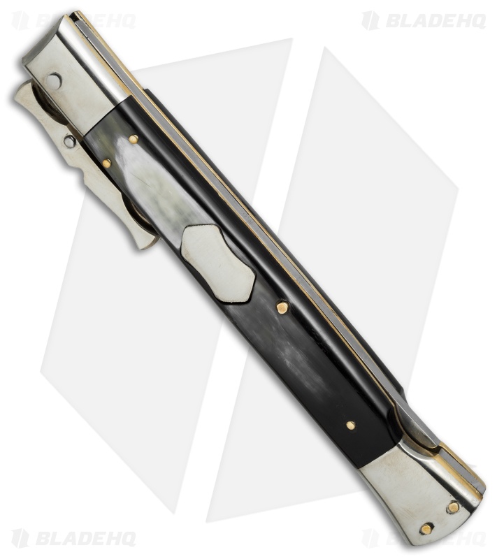 AGA Campolin 13" Bat Swinguard Automatic Dark Horn (5.75" Satin Bayonet) 