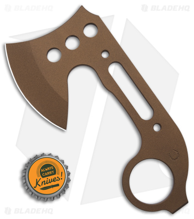 Red Horse Knife Works Karamahawk Mini Tomahawk Barebones Bronze w/ Kydex Sheath