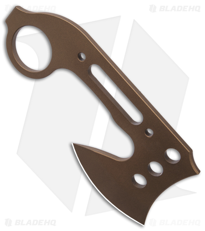 Red Horse Knife Works Karamahawk Mini Tomahawk Barebones Bronze w/ Kydex Sheath