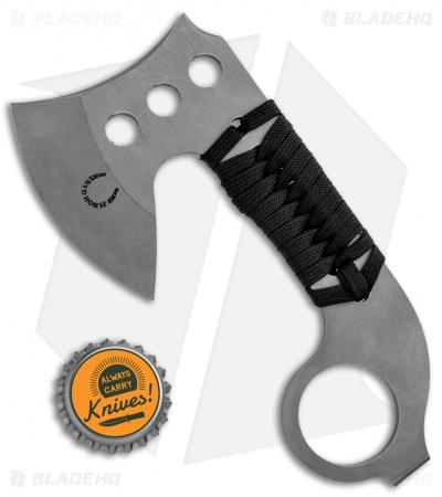 Red Horse Knife Works Karamahawk Mini Tomahawk Black Cord w/ Kydex Sheath