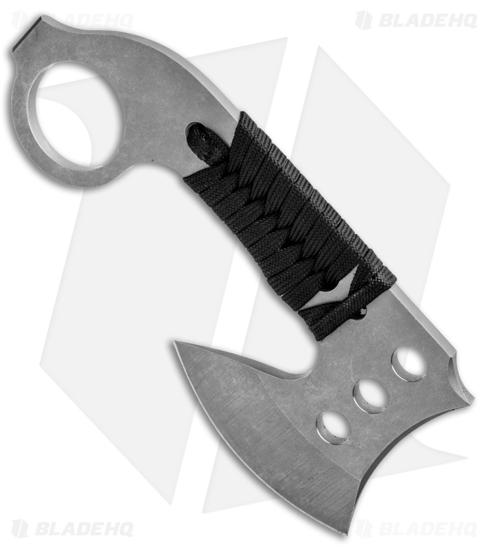 Red Horse Knife Works Karamahawk Mini Tomahawk Black Cord w/ Kydex Sheath