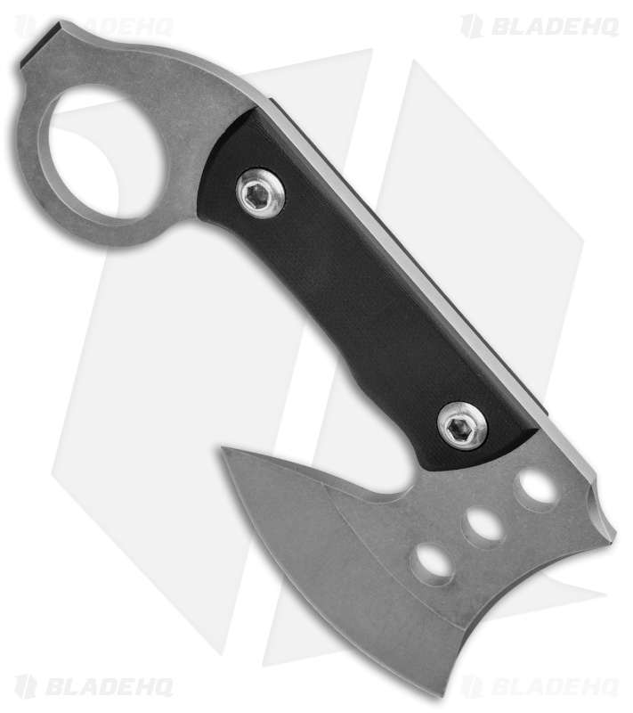 Red Horse Knife Works Karamahawk Mini Tomahawk Black G-10 w/ Kydex Sheath