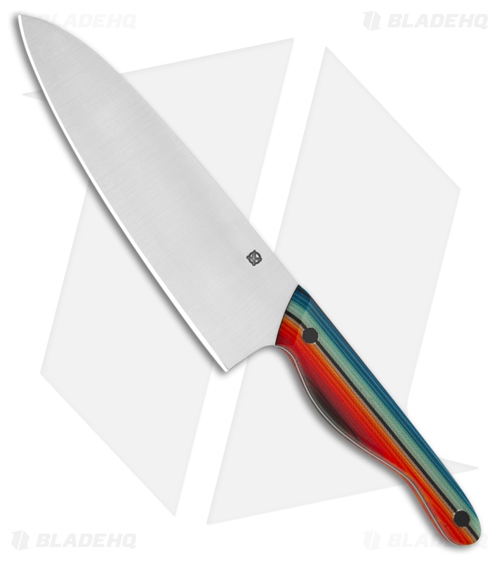 Blue Collar Blades Custom Chef's Knife Mexican Blanket (7" Satin AEB-L)