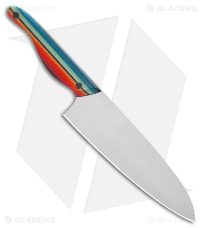 Blue Collar Blades Custom Chef's Knife Mexican Blanket (7" Satin AEB-L)