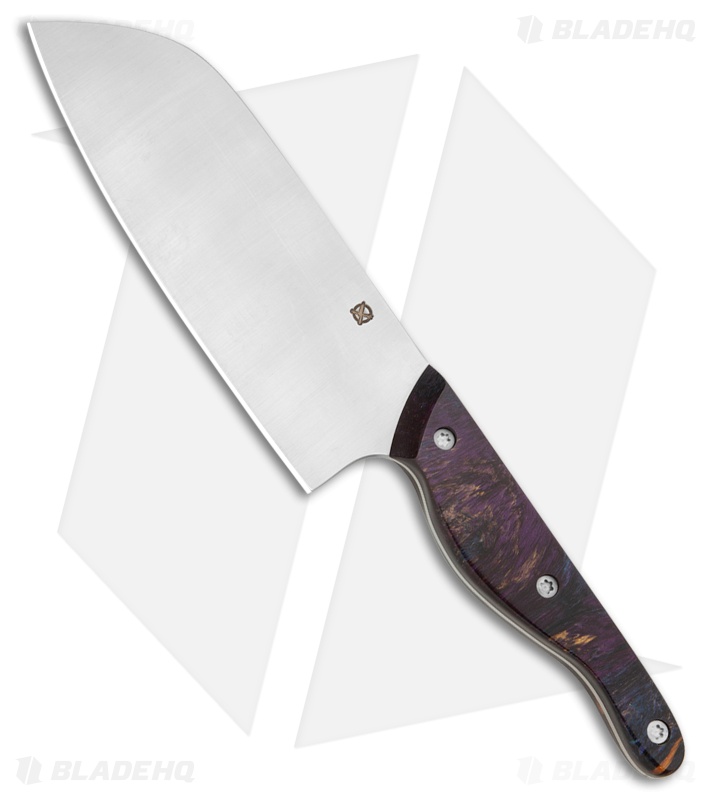 Blue Collar Blades Slick Six Santoku Knife BWP ShockRes (6" Satin AEB-L)