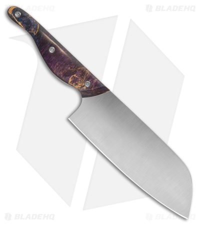 Blue Collar Blades Slick Six Santoku Knife BWP ShockRes (6" Satin AEB-L)