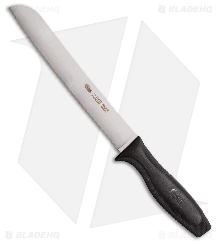 Case 8" Bread Knife Black Synthetic (XX LT 623) 31715