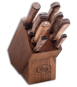 Case Kitchen Block Set Walnut Wood (9-Piece) 10249