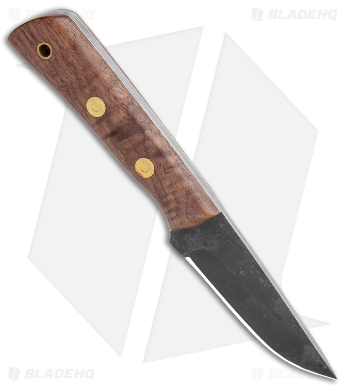 Forge and Foundry Patch Knife Walnut  ( 3.25" Black )  FFPKW