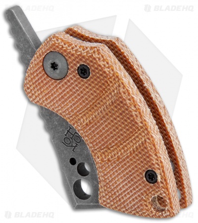 Koch Tools Korvid Friction Folding Knife Micarta (1.5" Acid Stonewashed)