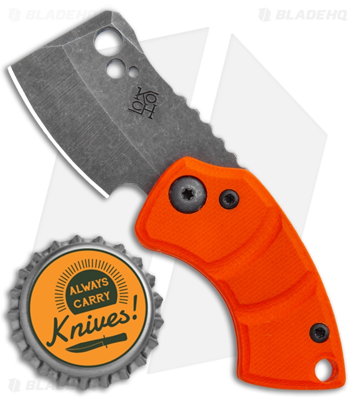 Koch Tools Korvid Friction Folder Orange/Acid SW | Blade HQ
