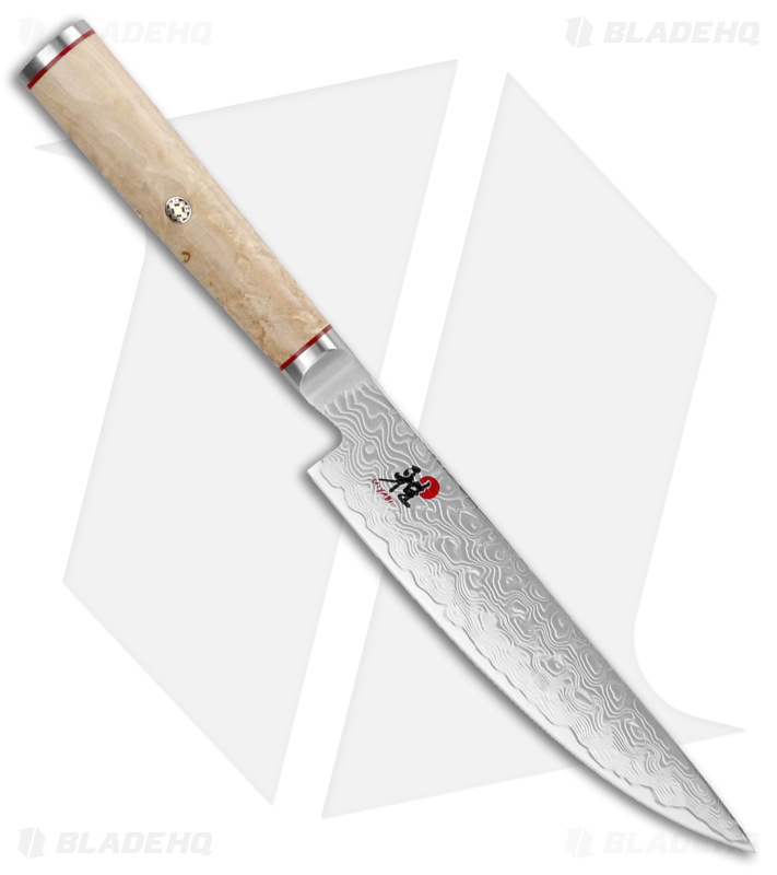 Miyabi Birchwood SG2 4-Piece Steak Knife Kitchen Set (6" Damascus)