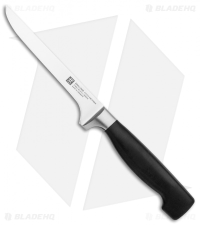 Zwilling Four Star 5.5" Flexible Boning Kitchen Knife Black