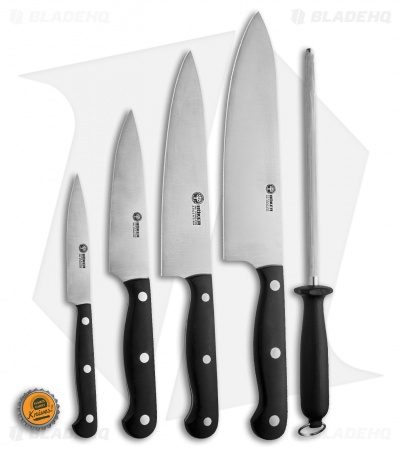 Boker Arbolito  6-Piece Kitchen Knife Set Black w/ Wooden Block