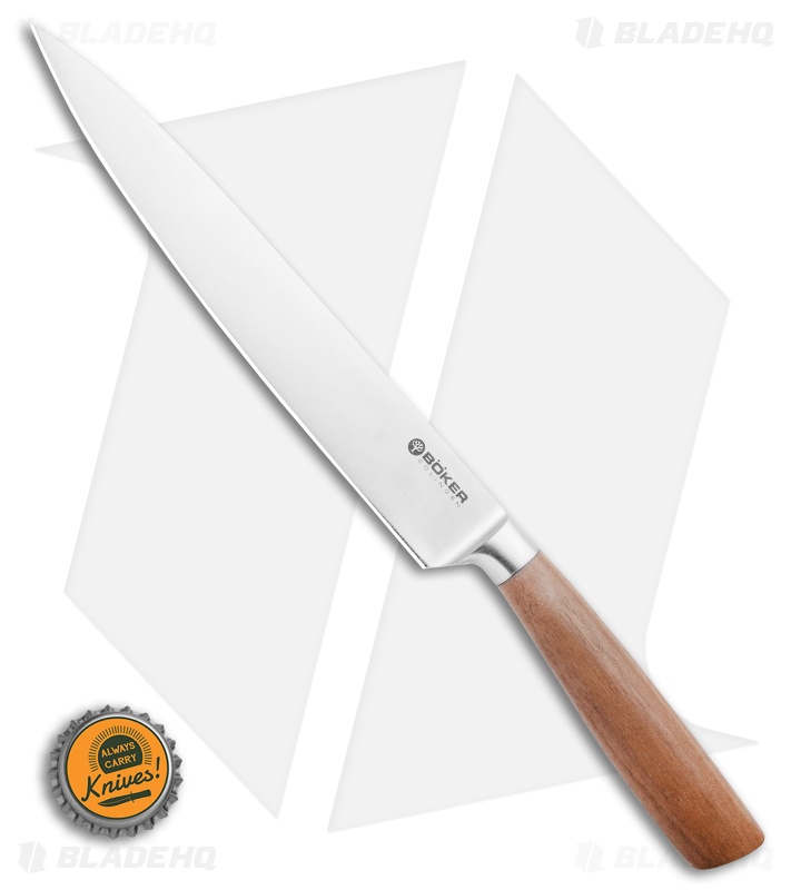 Boker Core 8.1" Carving Kitchen Knife Walnut Wood