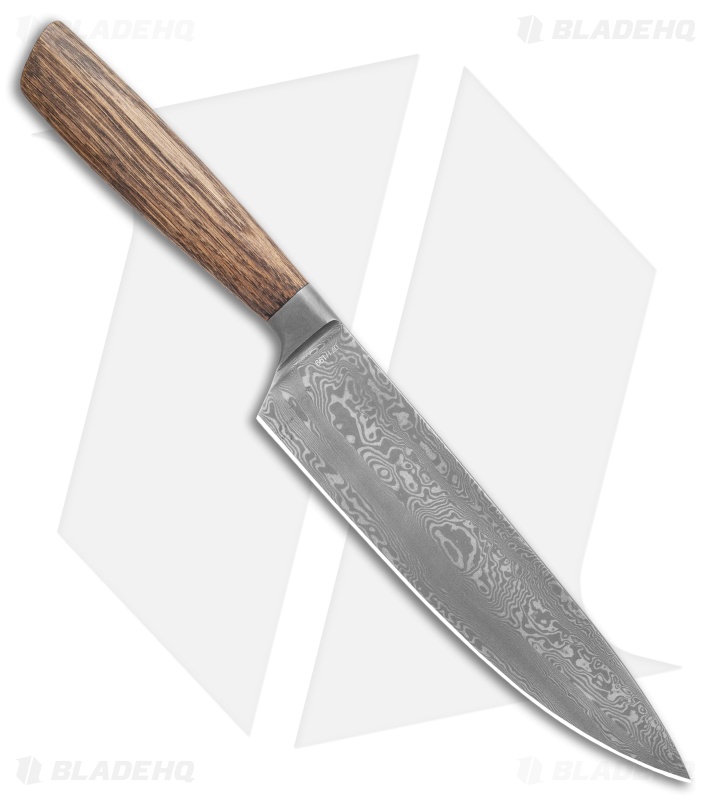 Boker Core 8.1" Damascus Chef's Kitchen Knife Castle Wood 