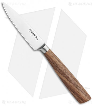 Boker Core 5-Piece Kitchen Knife Set Walnut Wood w/ Magnetic Block
