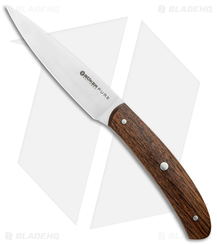 Boker Anso Pure CPM 5-Piece Kitchen Knife Set Oak Wood w/ Magnetic Block