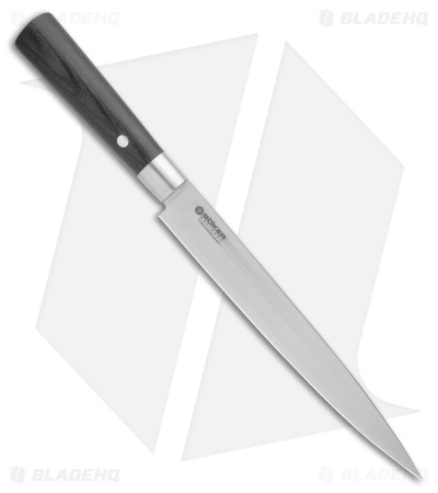 Boker Damascus Black 9" Carving Kitchen Knife Pakka Wood