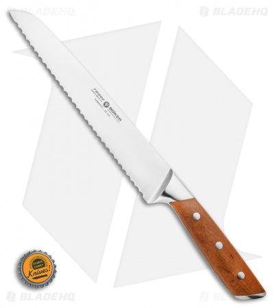 Boker Forge Wood 8.1" Bread Kitchen Knife Maple Wood