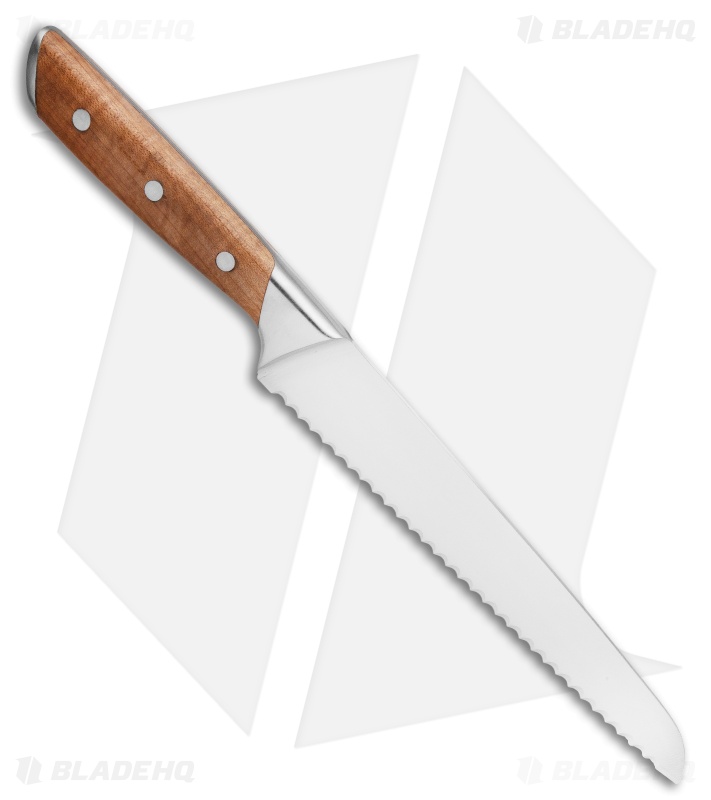 Boker Forge Wood 8.1" Bread Kitchen Knife Maple Wood