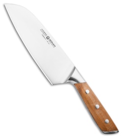 Boker Forge Wood 6.5" Santoku Kitchen Knife Maple Wood
