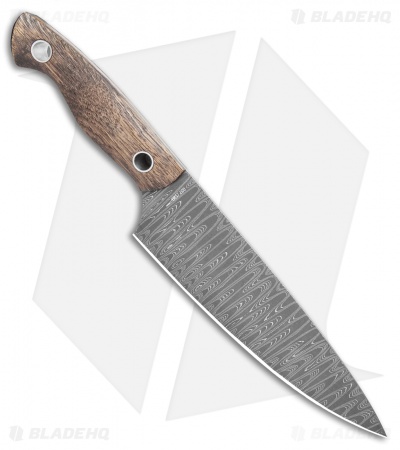 Boker Vox Saga 7.75" Damascus Chef's Kitchen Knife Castle Wood 