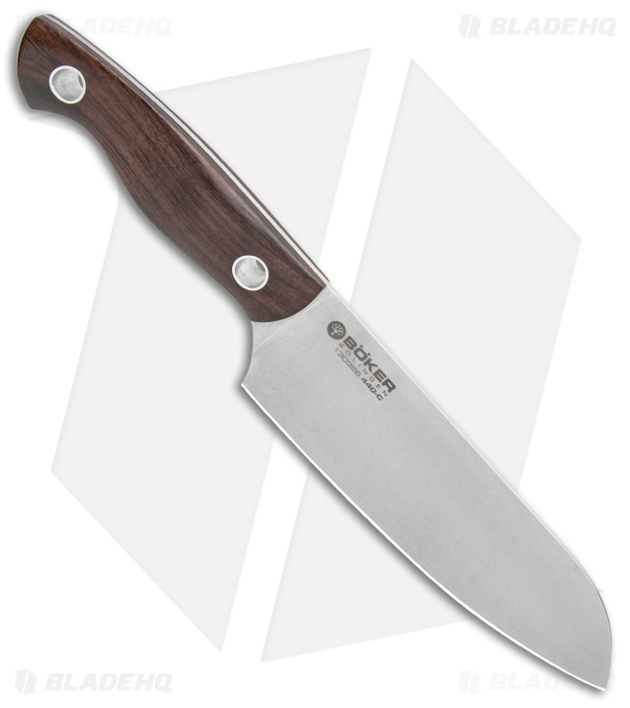 Boker Vox Saga 5-Piece Kitchen Knife Set Grenadill Wood w/ Magnetic Block