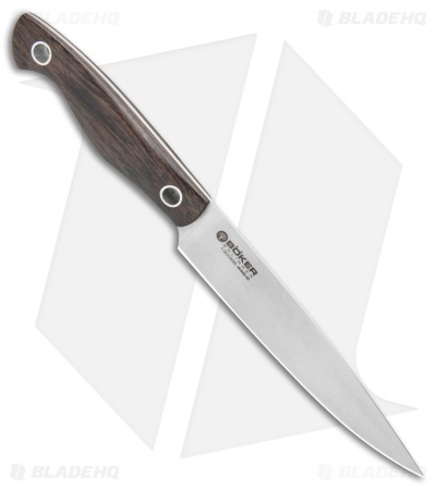 Boker Vox Saga 6" Utility Kitchen Knife Grenadill Wood