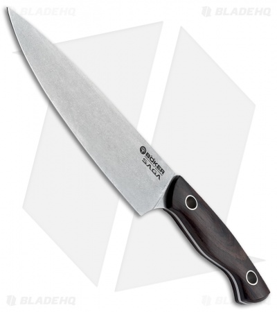Boker Vox Saga 3-Piece Kitchen Knife Set Grenadill Wood