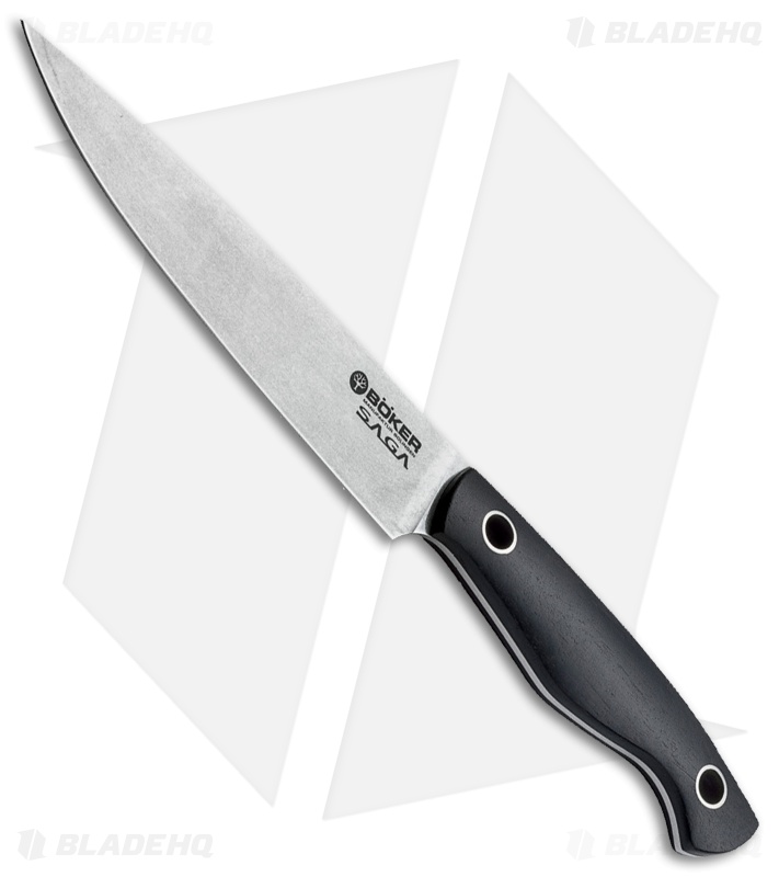 Boker Vox Saga 3-Piece Kitchen Knife Set Grenadill Wood
