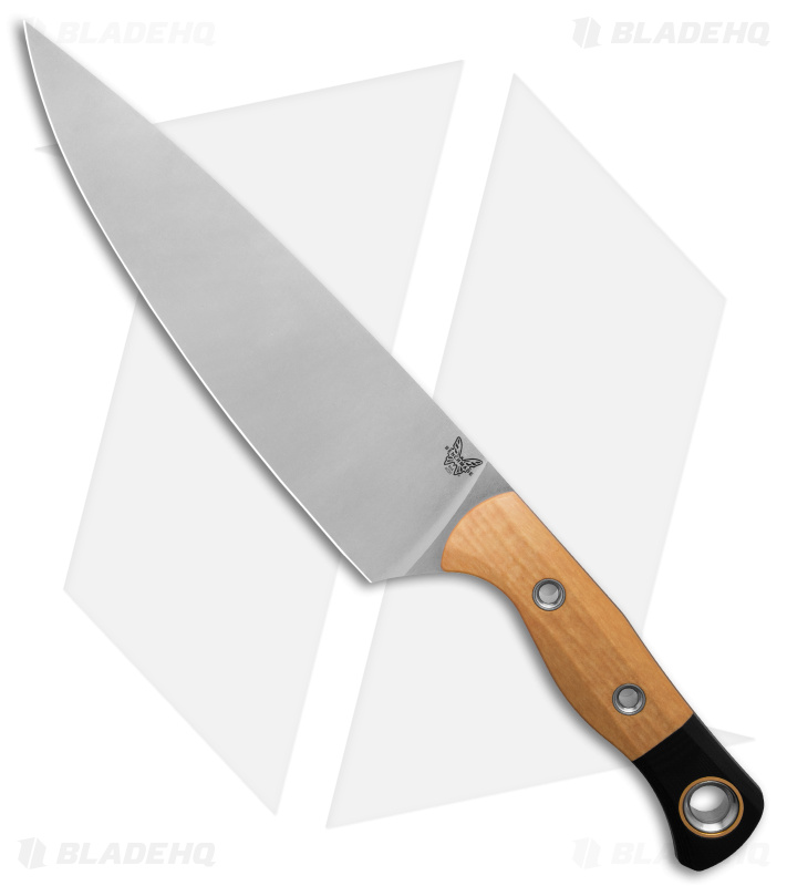 Benchmade 3-Piece Set Kitchen Knives Maple Richlite & Black G-10 4000-02