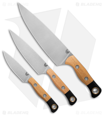 Benchmade Knife Company 3 Piece Maple Valley Knife Set Kitchen