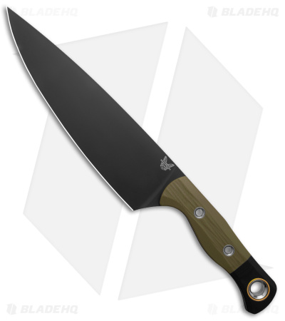 Benchmade 3-Piece Set Kitchen Knives OD Green/Black G-10 4000BK-01