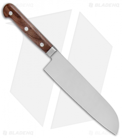 Boker Heritage 7" Santoku Kitchen Knife Walnut Wood