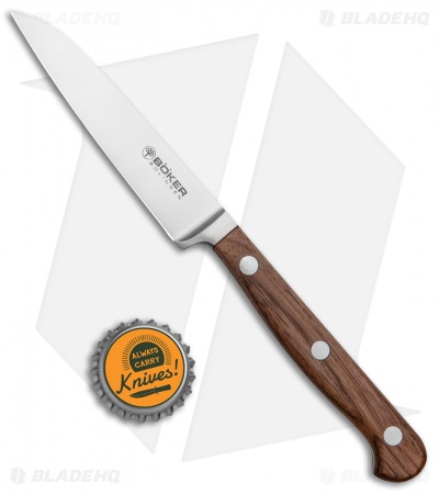 Boker Heritage 3.5" Vegetable Kitchen Knife Walnut Wood