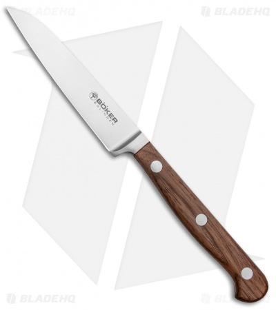 Boker Heritage 3.5" Vegetable Kitchen Knife Walnut Wood