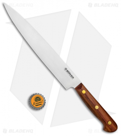 Boker Cottage Craft 8.6" Carving Kitchen Knife Plum Wood