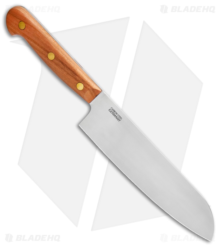 Boker Cottage-Craft 6.75" Santoku Kitchen Knife Plum Wood
