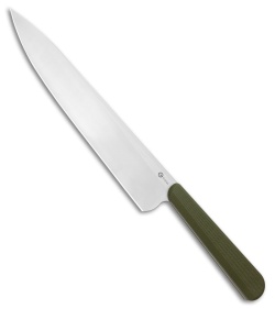 CIVIVI Cibus Fixed Blade Chef Knife Milled OD Green (7.9&quot; Satin) | 225504