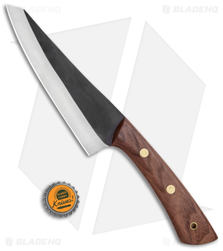 Forge and Foundry Chef's Knife Walnut  ( 6" Black )  FFCKW6