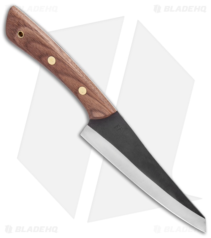 Forge and Foundry Chef's Knife Walnut  ( 6" Black )  FFCKW6