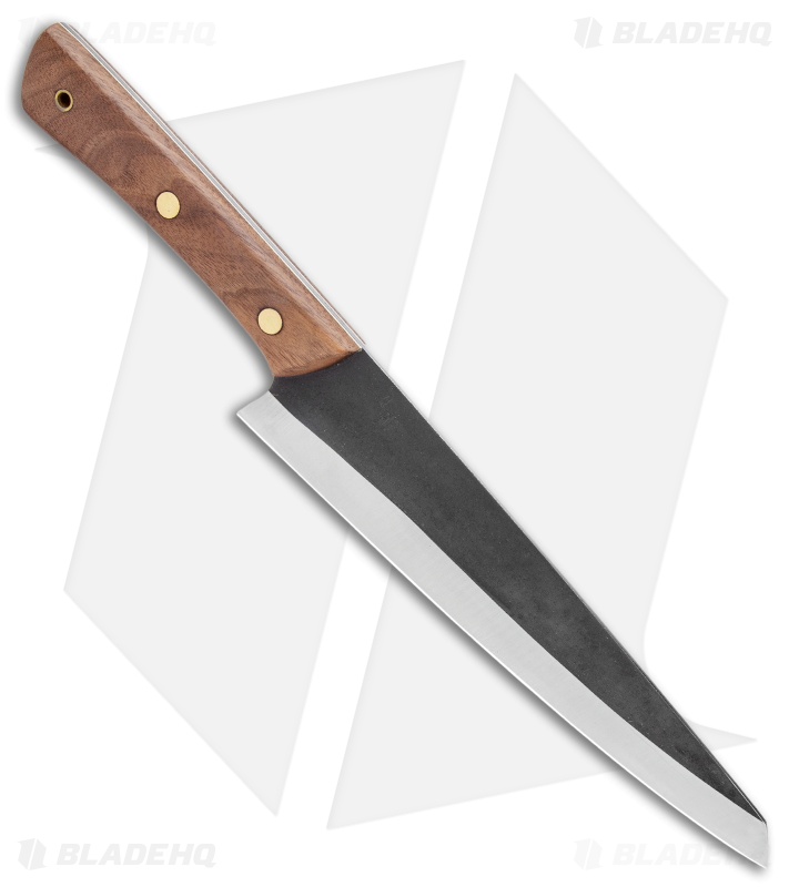 Forge and Foundry Chef's Knife Walnut  ( 9" Black )  FFCKW9