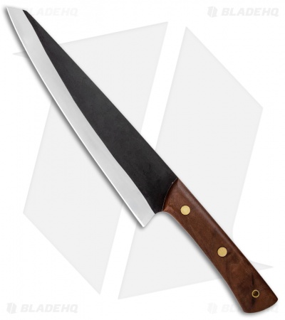Forge and Foundry Chef's Knife Walnut  ( 9" Black )  FFCKW9