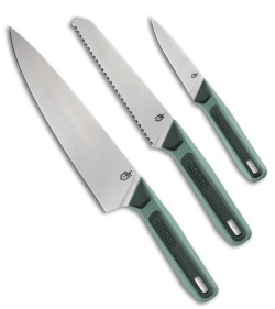 Gerber ComplEAT 3PC Outdoor Camping Knife Set (Baltic Haze Green) G1067404 | 210090